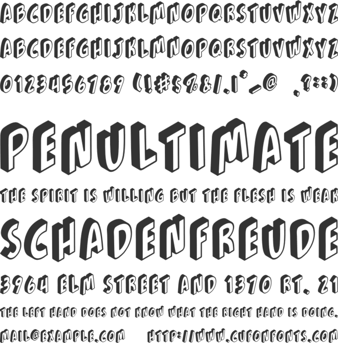 Dewangga font preview