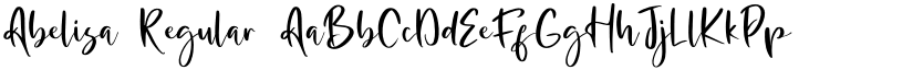 Abelisa Regular font
