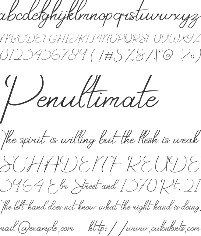 Strawberry Cupcakes font preview