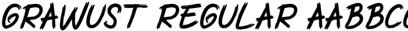 Grawust Regular font