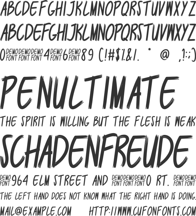 KAVARGA font preview