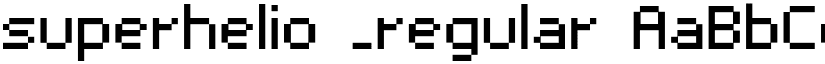superhelio _regular font
