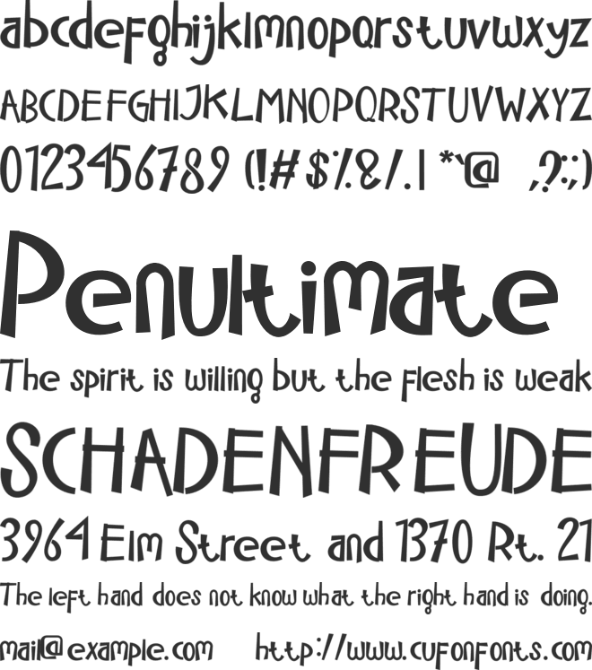 Christmas Great Love font preview