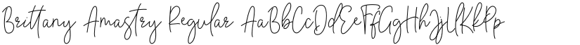 Brittany Amastry font download