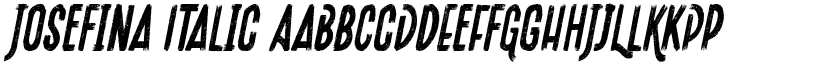 Josefina Italic font