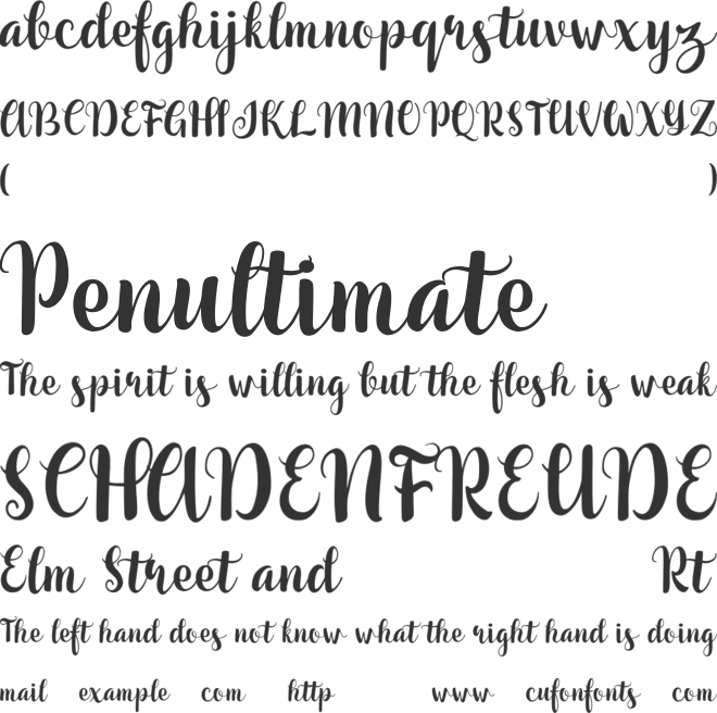 Jelantik font preview