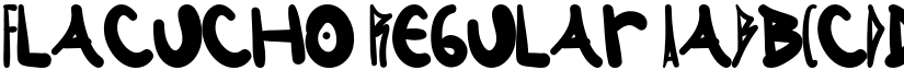 Flacucho Regular font