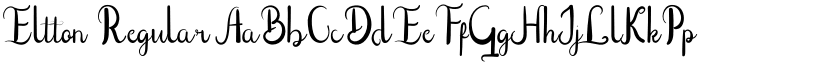 Eltton Regular font