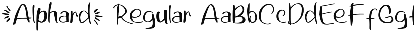 Alphard font download