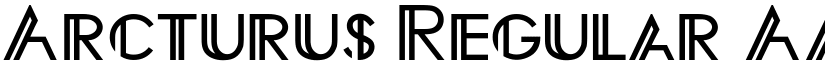 Arcturus font download