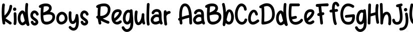 KidsBoys font download