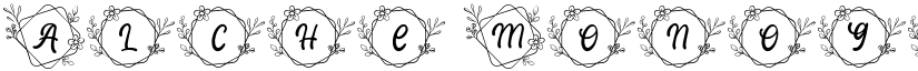 Alche Monogram Regular font