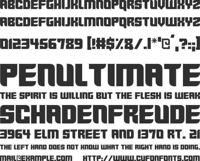 Nextgen font preview