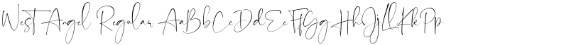 West Angel Regular font