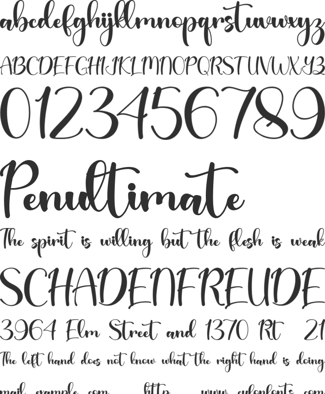 Beatlove -Personal Use font preview