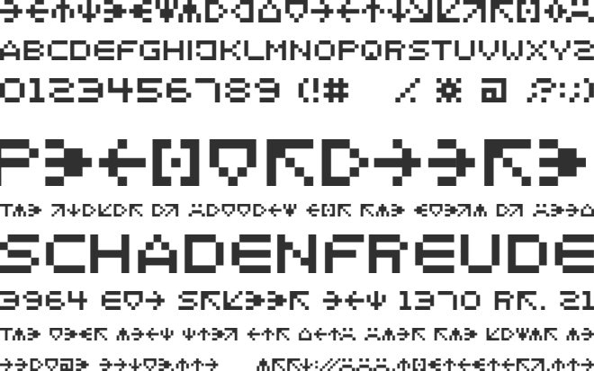 Spaider font preview