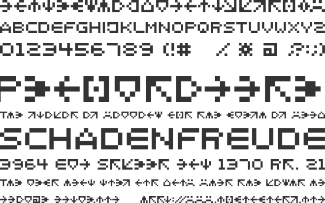 Spaider font preview