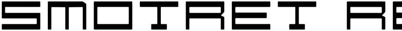 Smotret Regular font