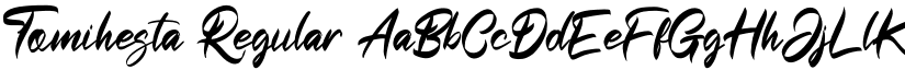 Tomihesta Regular font