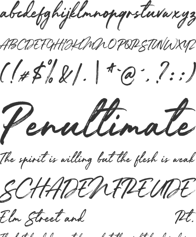 Seasoned Dreamer font preview