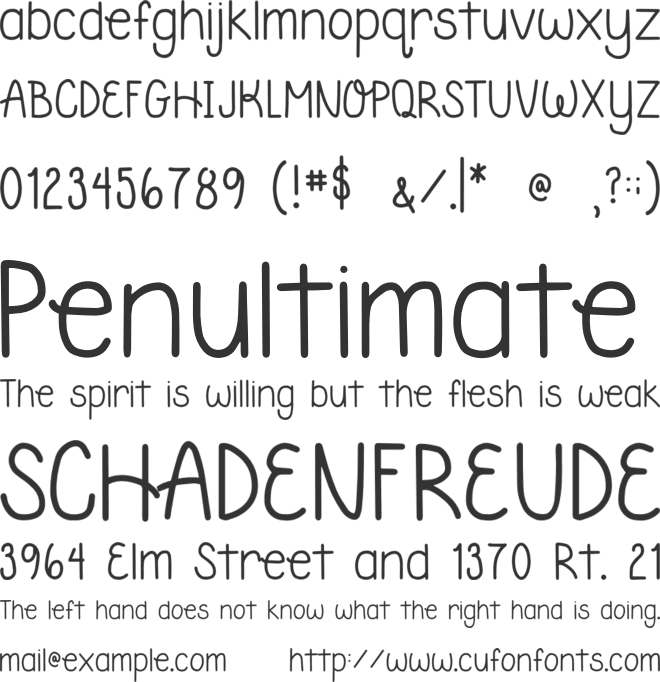 Yellowstone Fun font preview