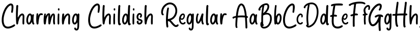 Charming Childish Regular font