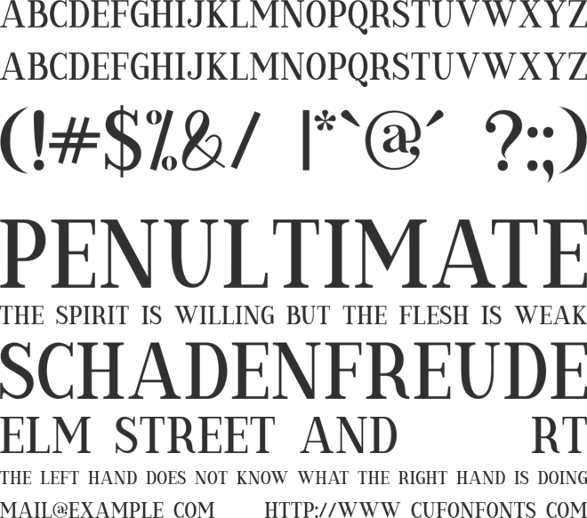 Husband font preview