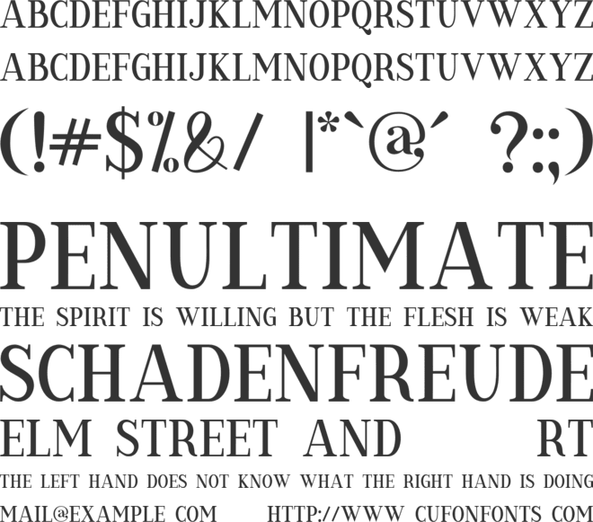 Husband font preview