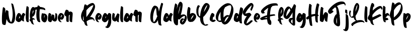 Walftower Regular font