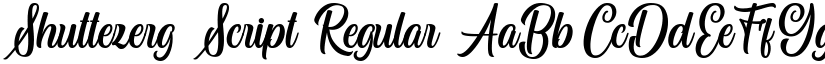 Shuttezerg Script font download