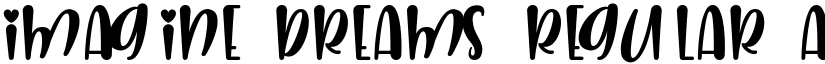 Imagine Dreams Regular font