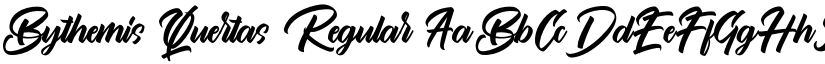 Bythemis Quertas Regular font