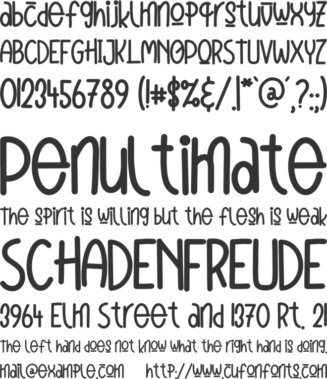 cheese foodies font preview