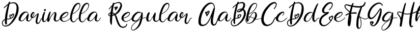 Darinella Regular font