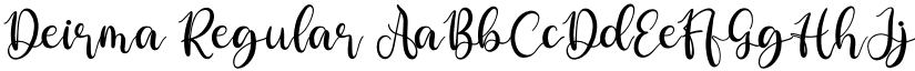 Deirma Regular font