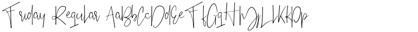 Friday Regular font