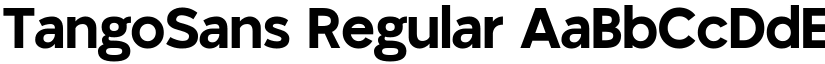 TangoSans Regular font