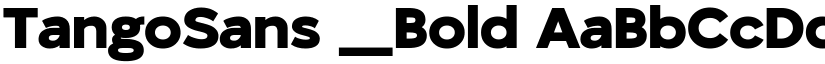 TangoSans _Bold font