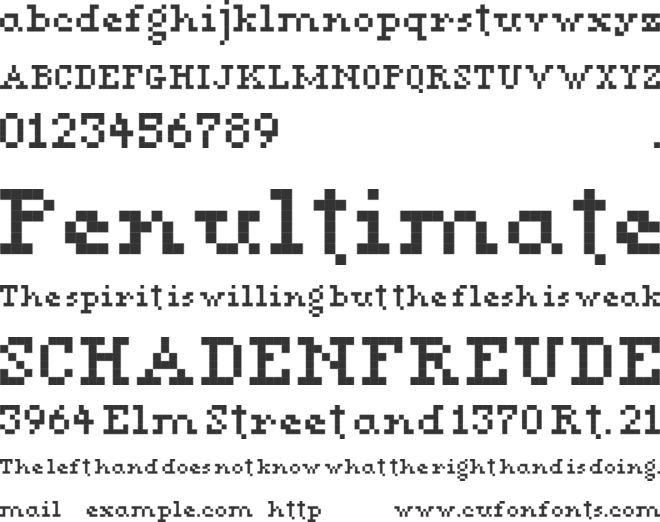 Megan Serif font preview