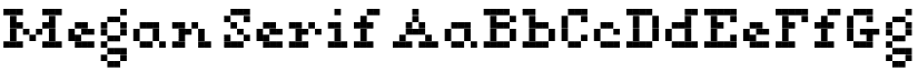 Megan Serif font