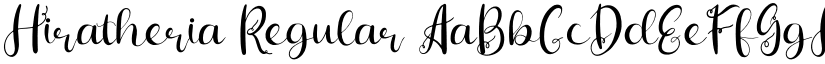 Hiratheria Regular font