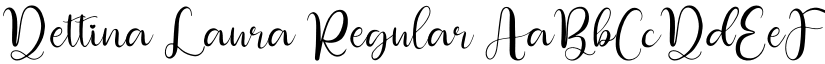Dettina Laura Regular font