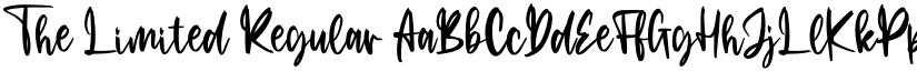 The Limited Regular font