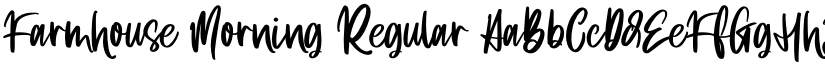 Farmhouse Morning Regular font