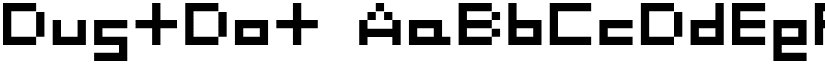 DustDot font