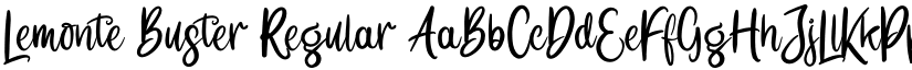 Lemonte Buster Regular font