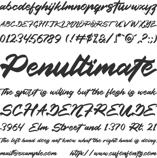 Indonesia Ceriwise font preview
