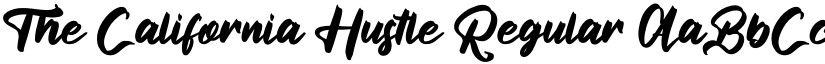 The California Hustle Regular font