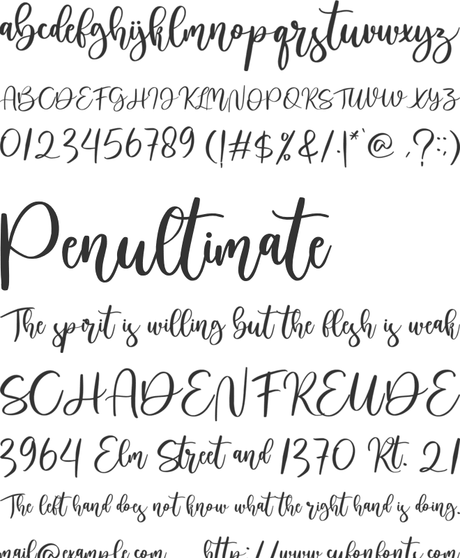 bagelad font preview