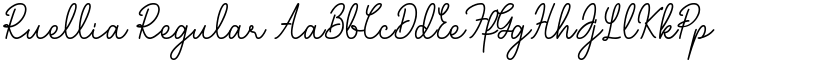 Ruellia Regular font